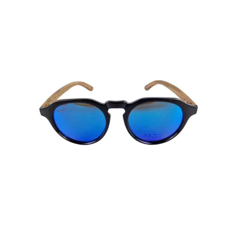 Tempo Round Wooden Sunglasses
