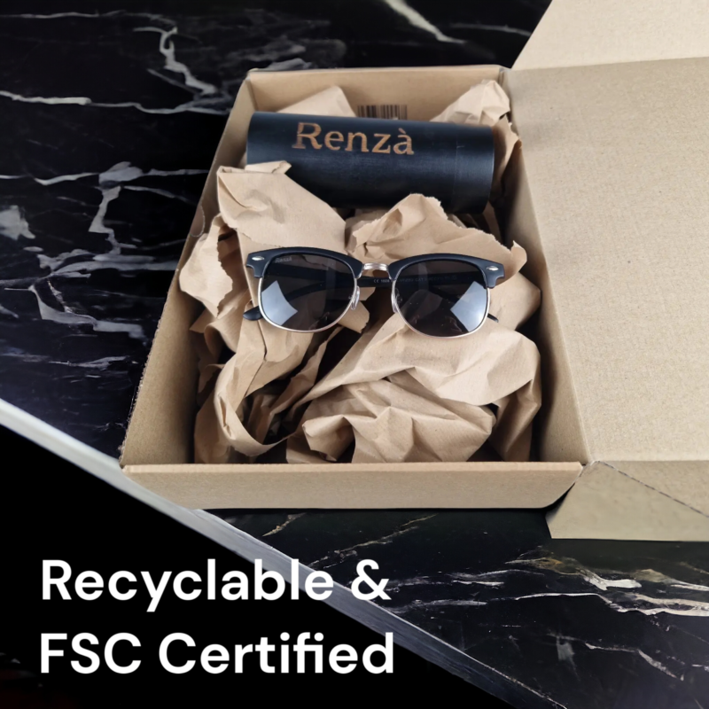 renza eyewear packaging