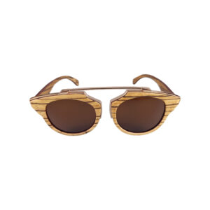 Union Bridgeless Wood Sunglasses